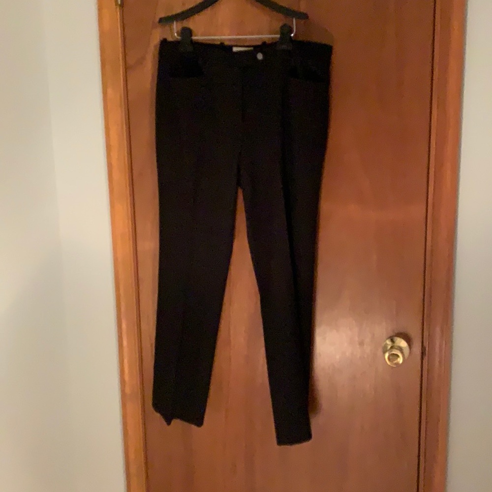 Calvin Klein modern fit black dress pants with straight leg